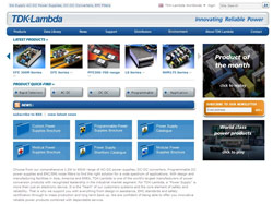 Product image from the company TDK-Lambda Germany GmbH - TDK-Lambda transforms its website